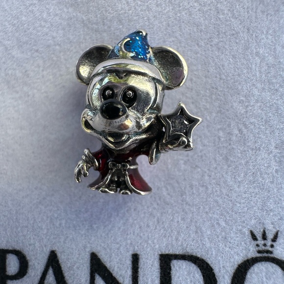 Disney x PANDORA Sorcerer Apprentice Mickey Mouse Charm - Picture 1 of 4